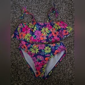 Cat & Jack Colorful Floral Bikini Set